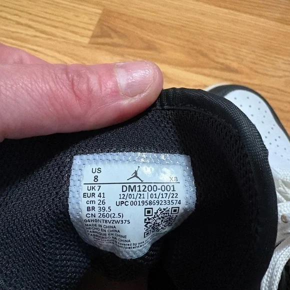 Nike Air Jordan 1 Mid SE Zen Master White Black Pink Coral DM1200-001 Men Sz 8 - Picture 5 of 6